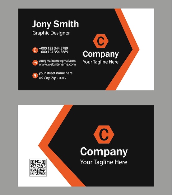 modern business card template