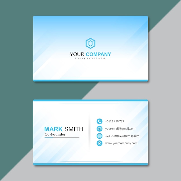 modern business card template