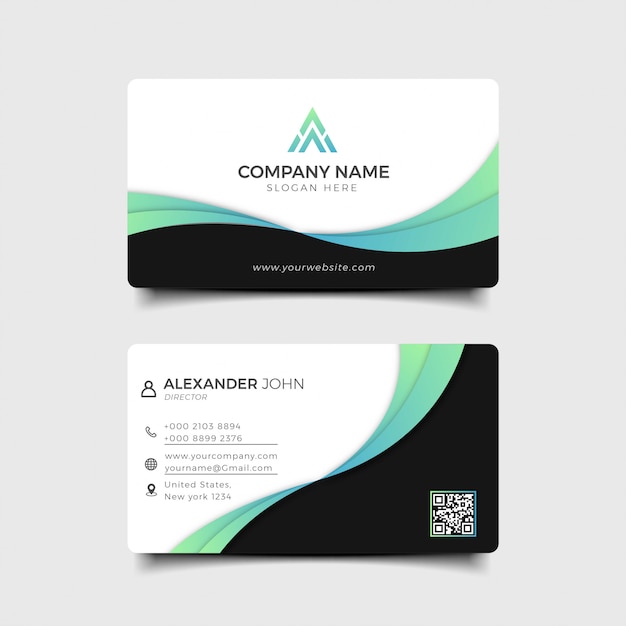 Modern business card template