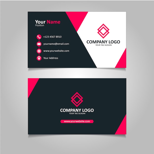 Modern business card template