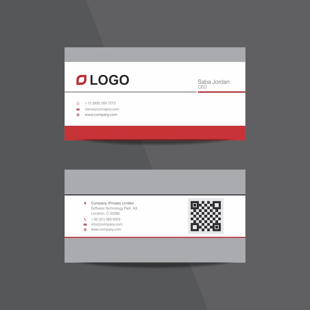 Modern business card template