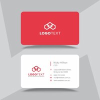 Modern business card template