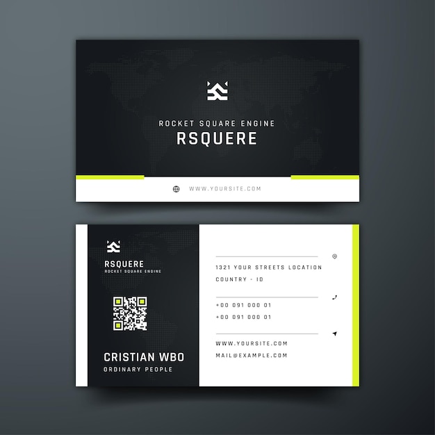 modern business card template