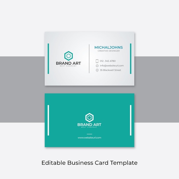 Modern business card template