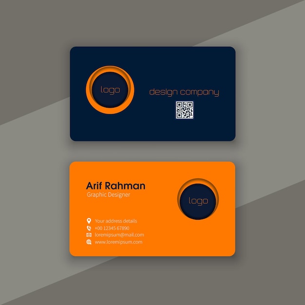 Modern business card template