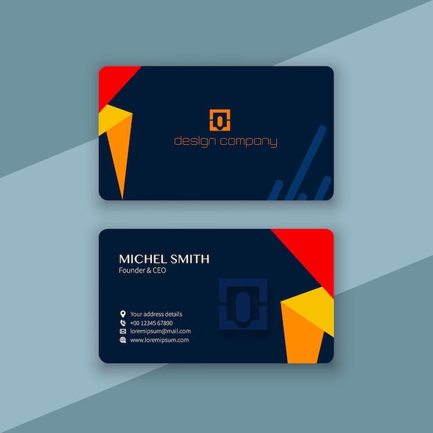 Modern business card template