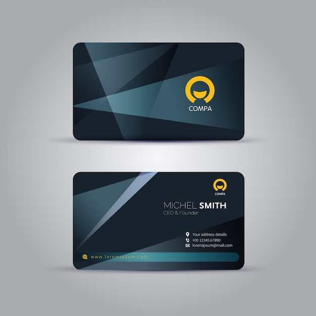 Modern business card template