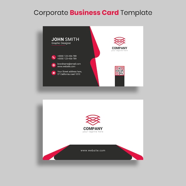 Modern business card template