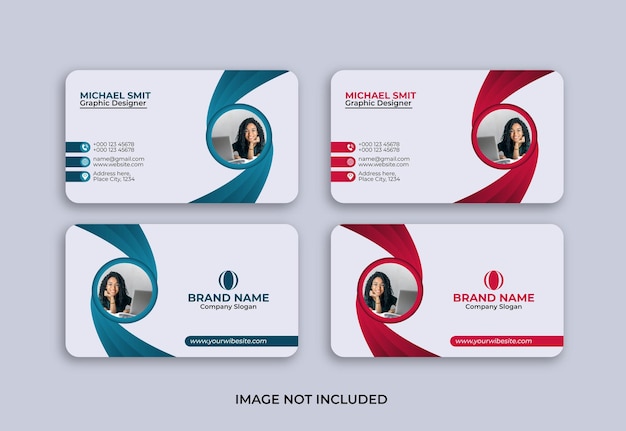 Modern business card template