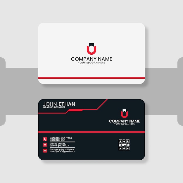 Modern business card template