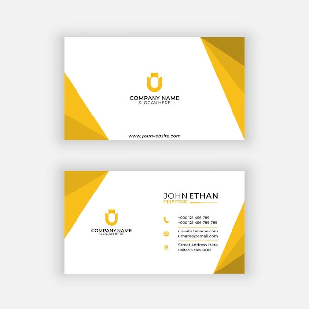 Modern business card template