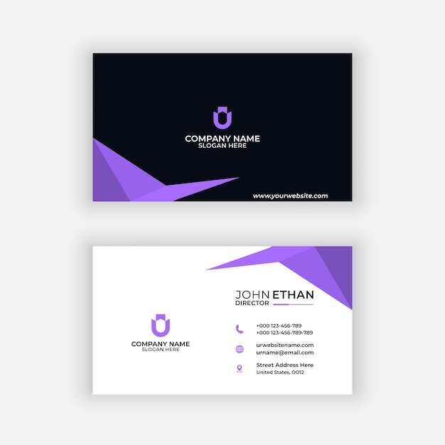 Modern business card template