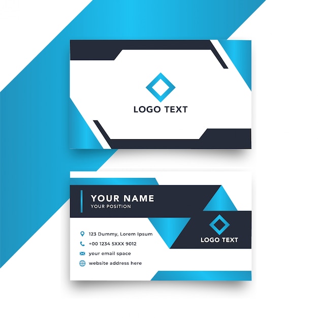 Modern business card template