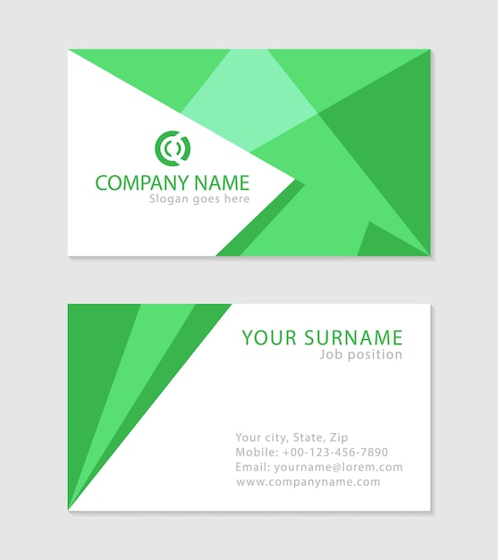 Modern business card template