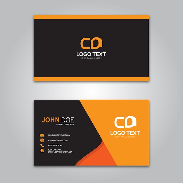 Modern business card template