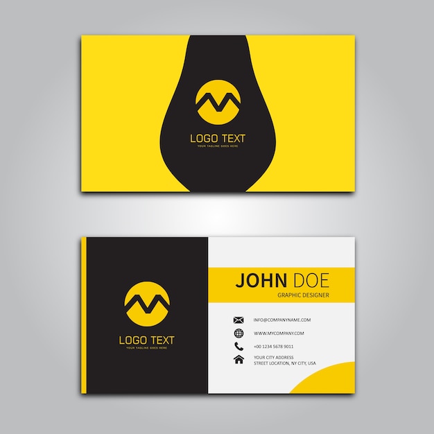 Modern business card template