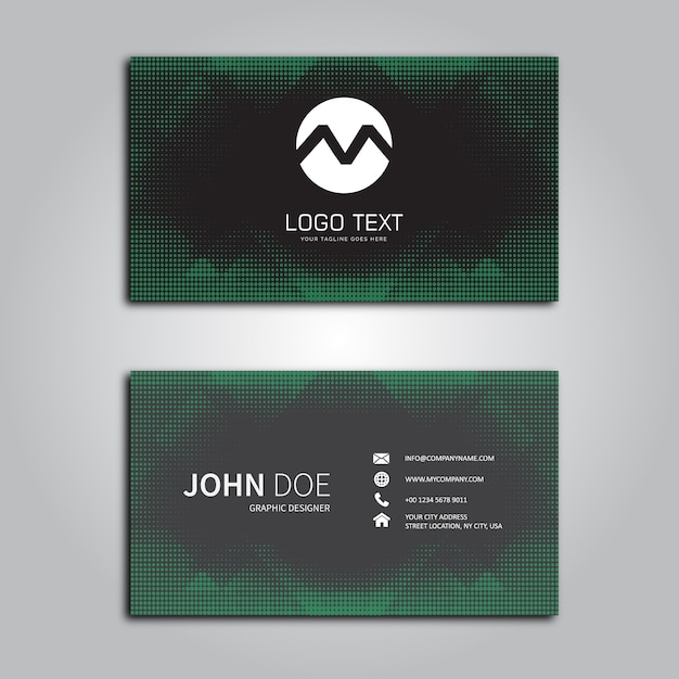 Modern business card template