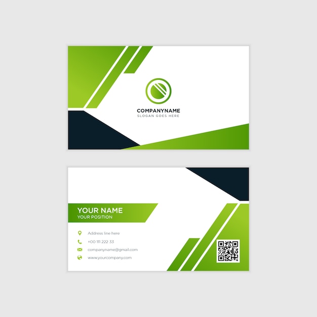 Modern business card template