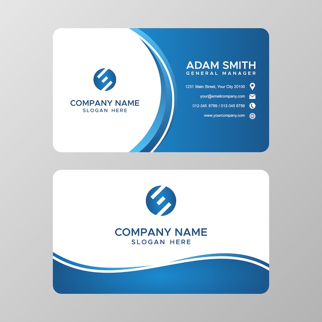 modern business card template