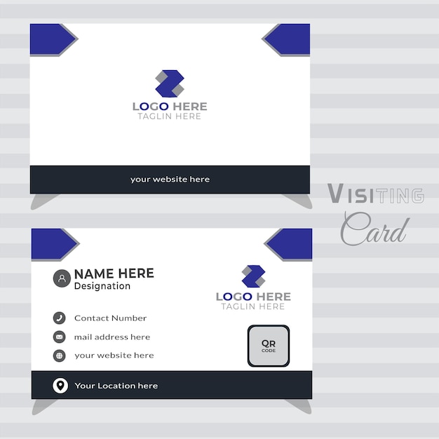 Vector modern business card