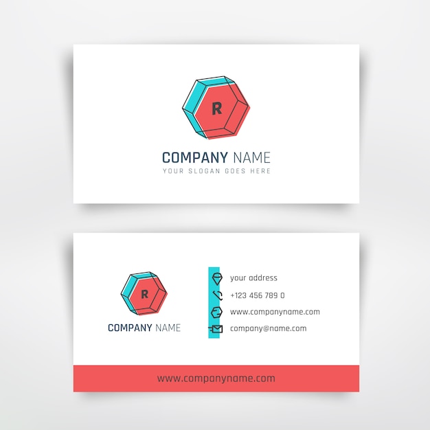 Modern business card