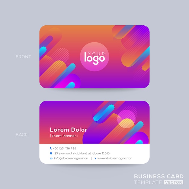 Modern business card