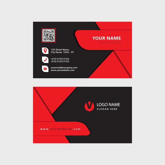 modern business card