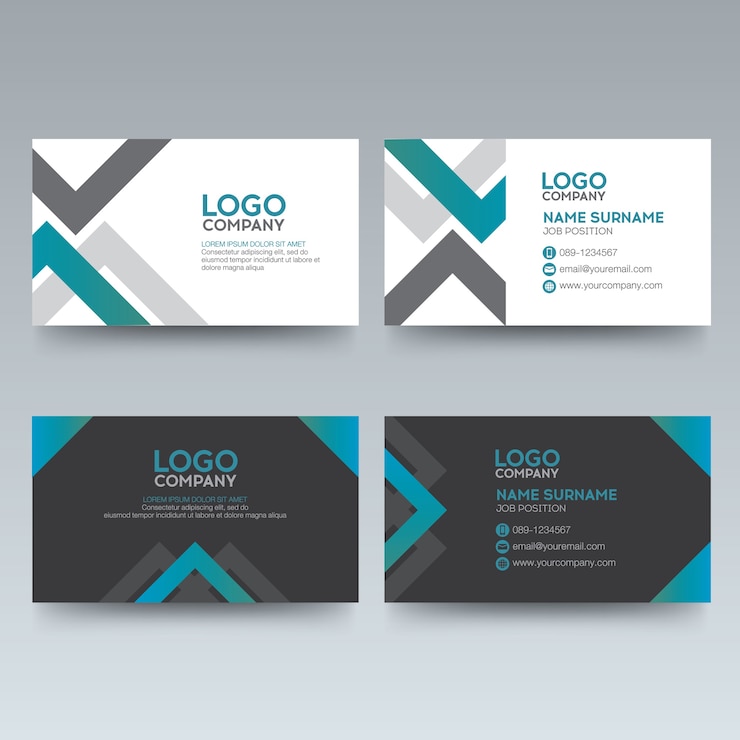 Vector modern business card 