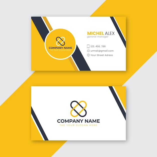 modern business card