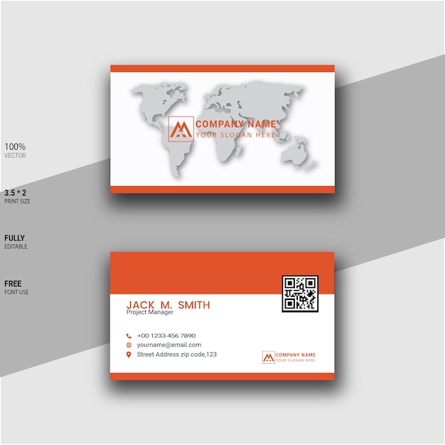 Vettore moderno business card