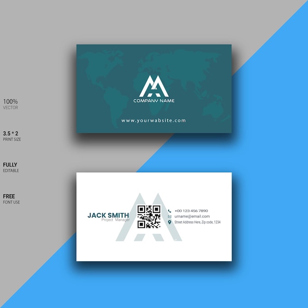 Vettore moderno business card