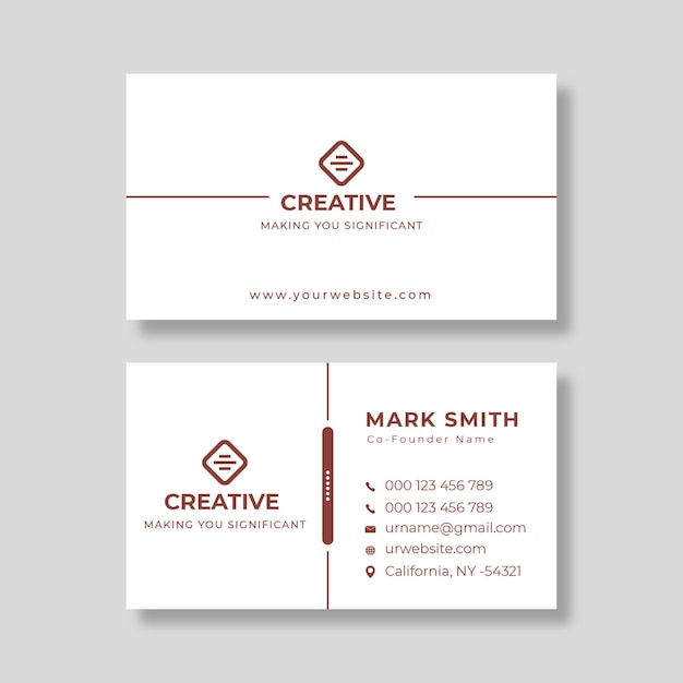 Modern business card