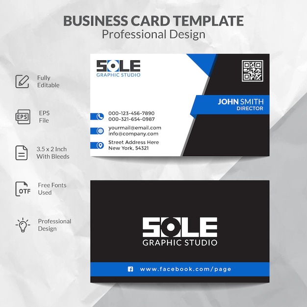 Modern business card