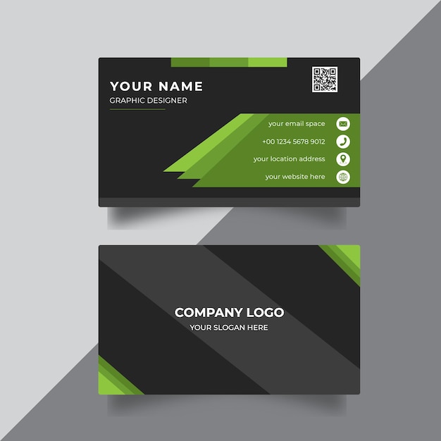 Vector modern business card