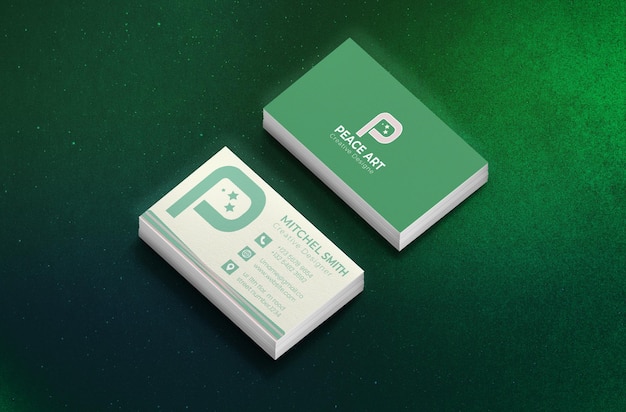 Vector modern business card