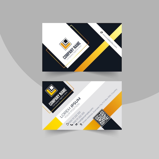 Modern Business Cards Minimalist Design - Ready to Print