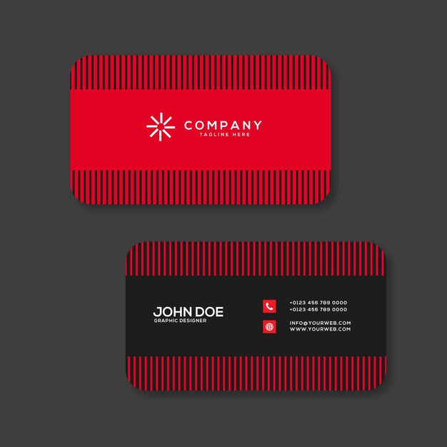 Vector modern business cards