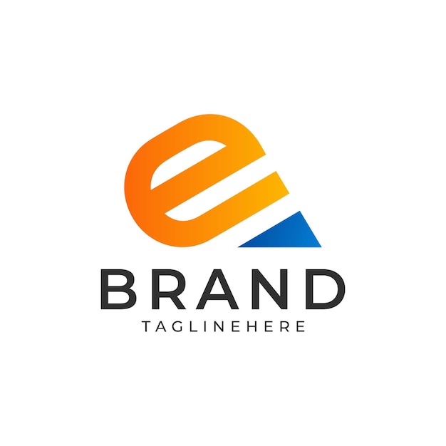 modern business colorful brand logo design