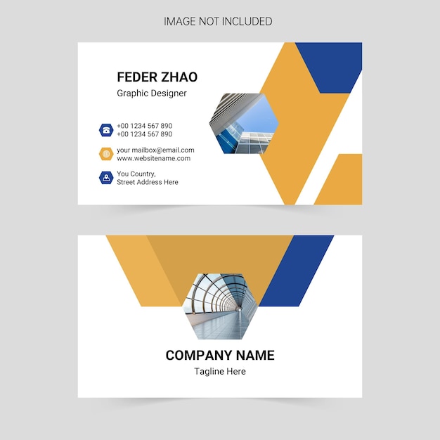 Modern Business Company Business Card