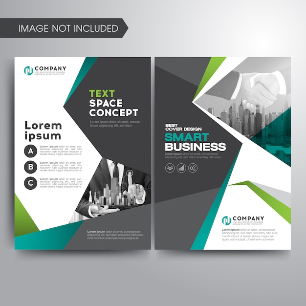 Modern business cover brochure template