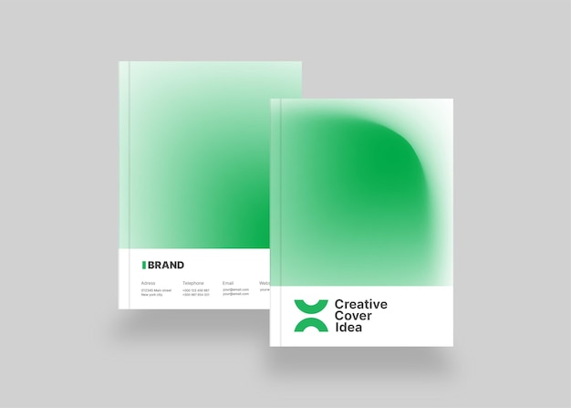 Vector modern business cover template for corporate