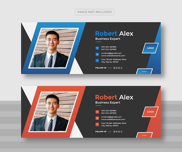 Modern Business email signature template design