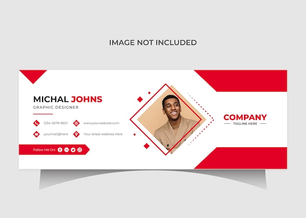 modern business email signature template