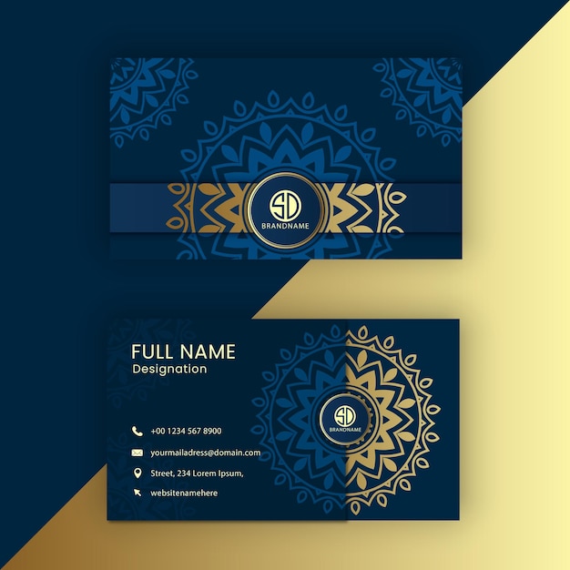 modern business essentials professional card design