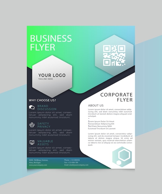 modern Business Flyer Design template
