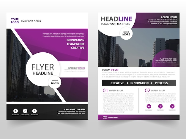 Modern business flyer design