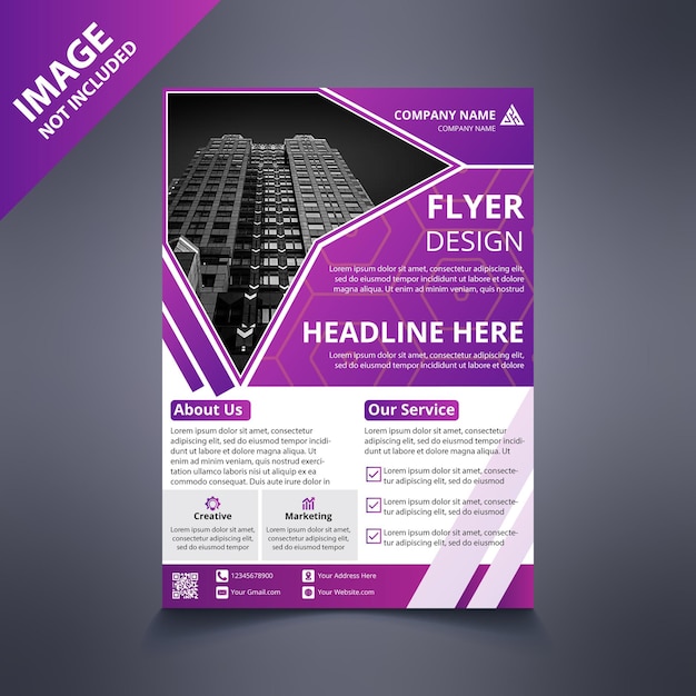 Vector modern business flyer flyer design leaflets a4 template cover book and magazine annual report