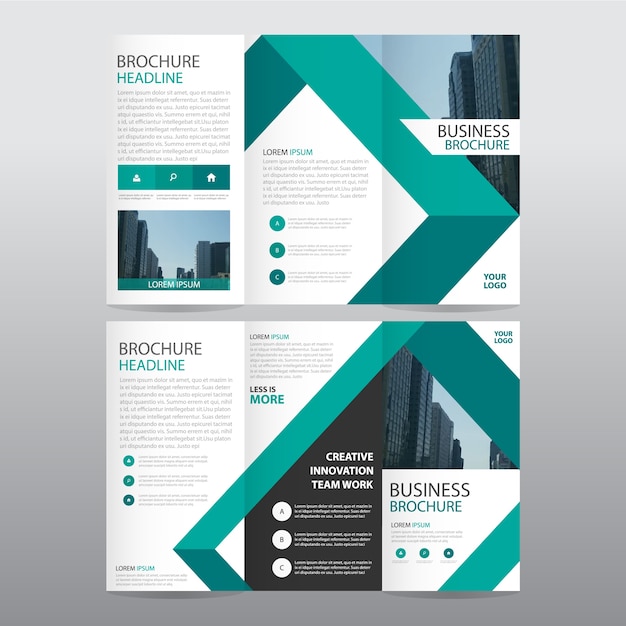 Vector modern business flyer ontwerp