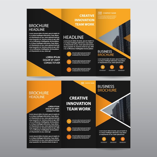 Vector modern business flyer ontwerp