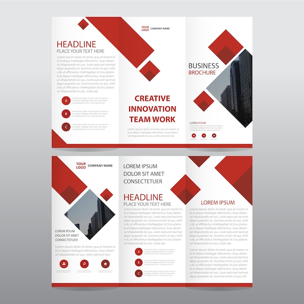 Vector modern business flyer ontwerp